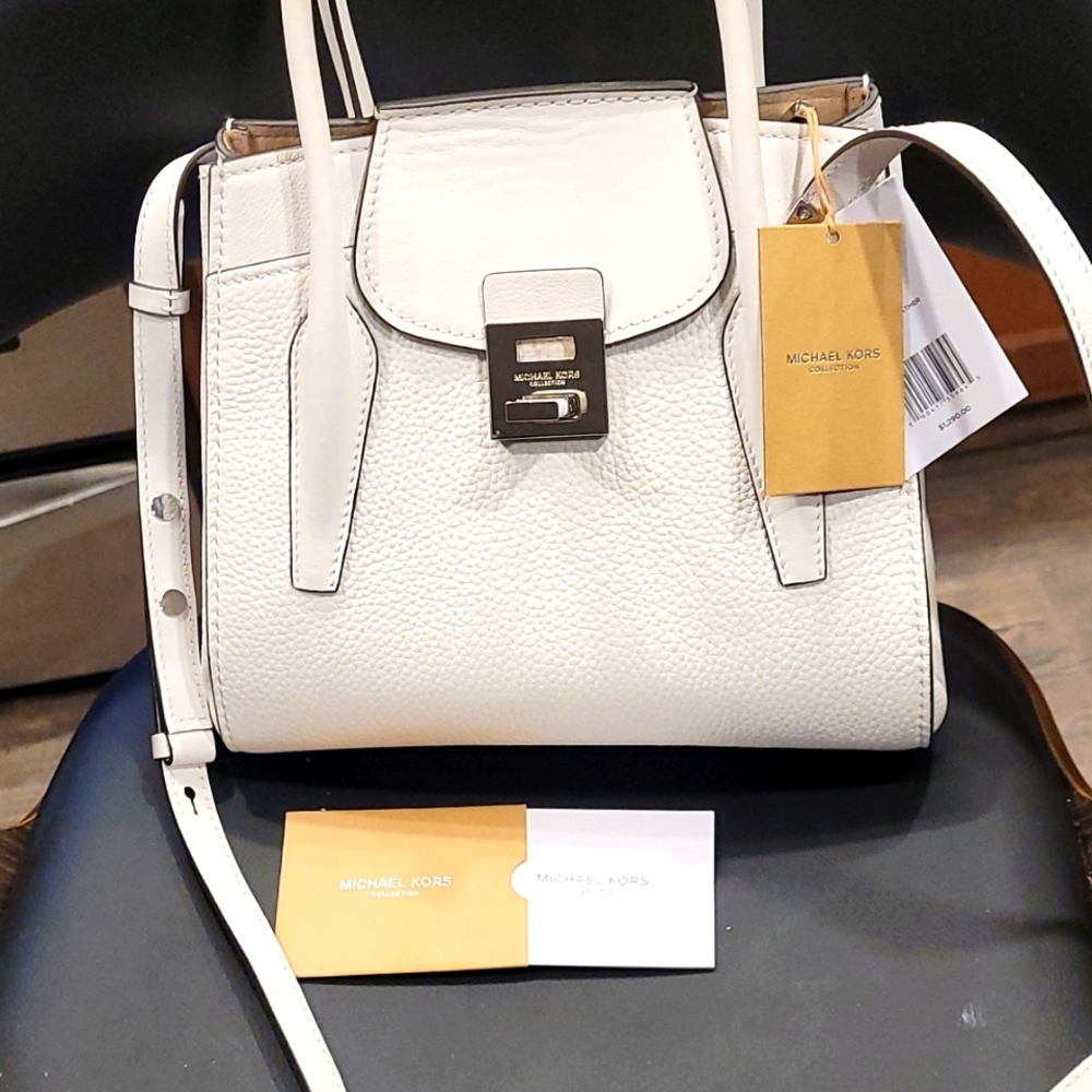 MD MK collection genuine leather Satchel.